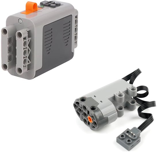 DW4Trading Servo Motor + Batterijhouder 6x AA Serie 88004 + 8881 - Compatibel met Grote Merken van Merkloos