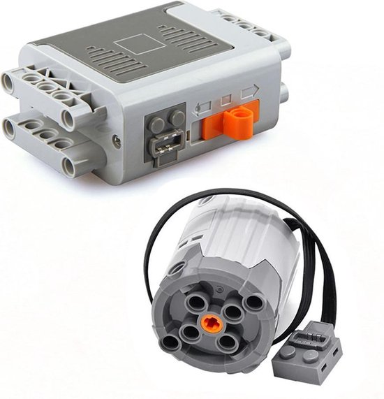 DW4Trading XL Motor + Batterijhouder - 6x AA - Serie 8882 + 8881- Compatibel met Grote Merken van DW