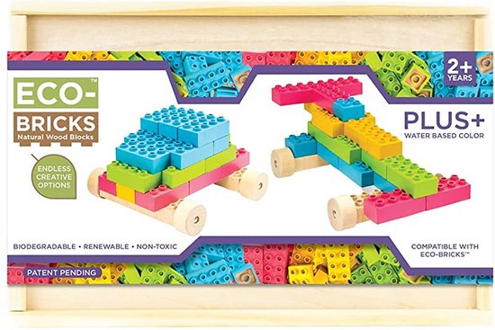 Eco-bricks plus - 48 stuks van Biobuddi.