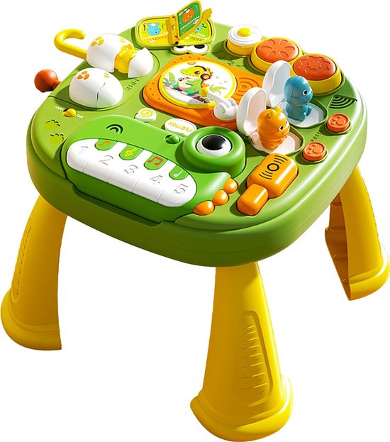 Eco Toys Dinosaurus Activiteiten Speeltafel - Interactieve activiteitentafel 1+ jaar van Eco Toys