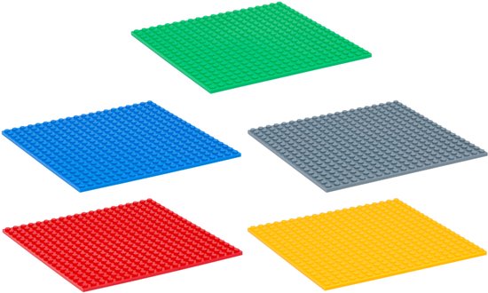 Eddy Toys Building block base plate 16x1 van Eddy Toys