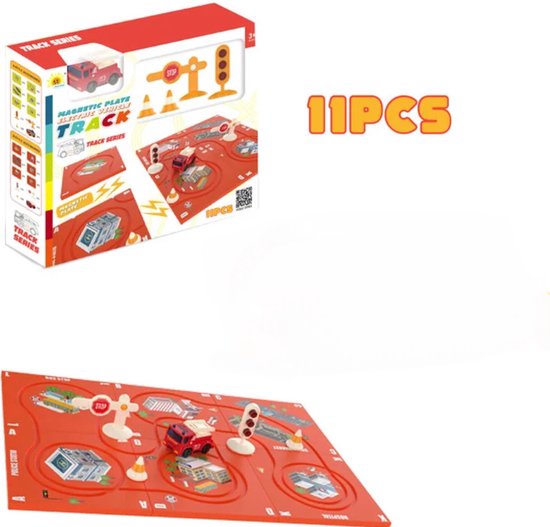 Educatief Spel - Magnetische plaat- Elektrisch Voertuig -Spoorwegen - Spoor Serie- Speelgoed vanaf 3 jaar van Educa