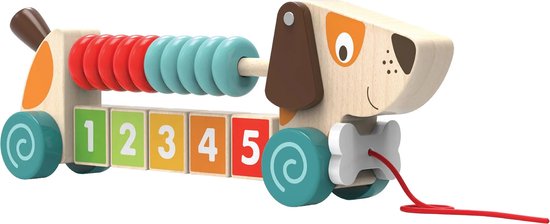 Edushape Trekfiguur Counting Pull-A-Pup van Edushape.