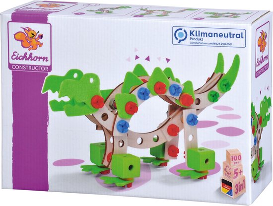 Eichhorn Constructor Dinosaurus, 100dlg, van Eichhorn