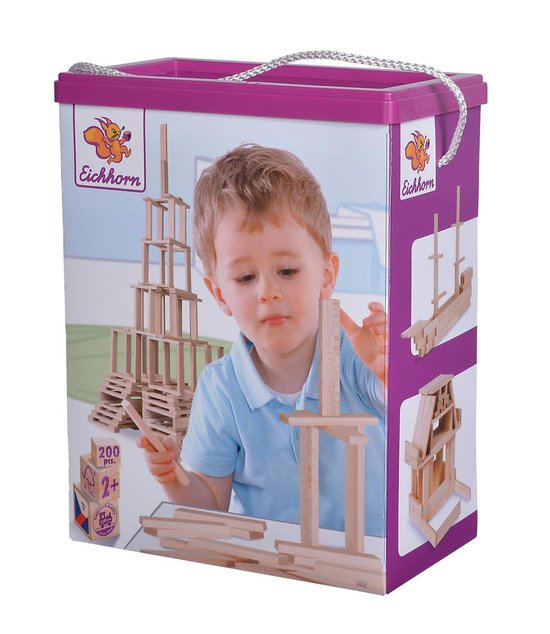 Eichhorn - Houten Constructie Kit - 200 stuks - FSC® 100% hout - vanaf 2 jaar van Eichhorn