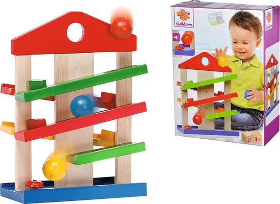 Eichhorn - Houten Knikkerbaan - vanaf 1 jaar van Merkloos