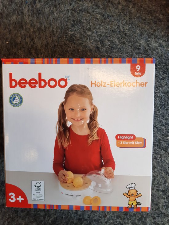 Eier koker hout Beeboo van Beeboo