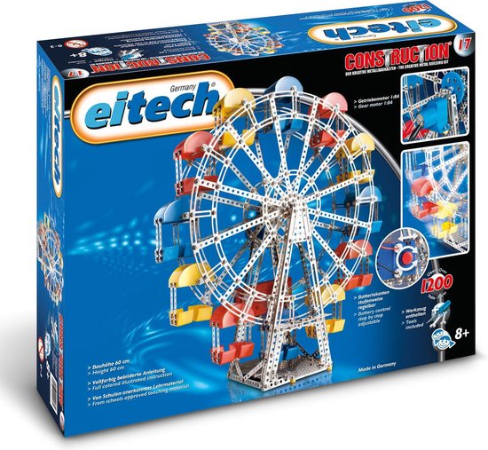Eitech Bouwdoos - Metaal Reuzenrad met Motor van EITECH