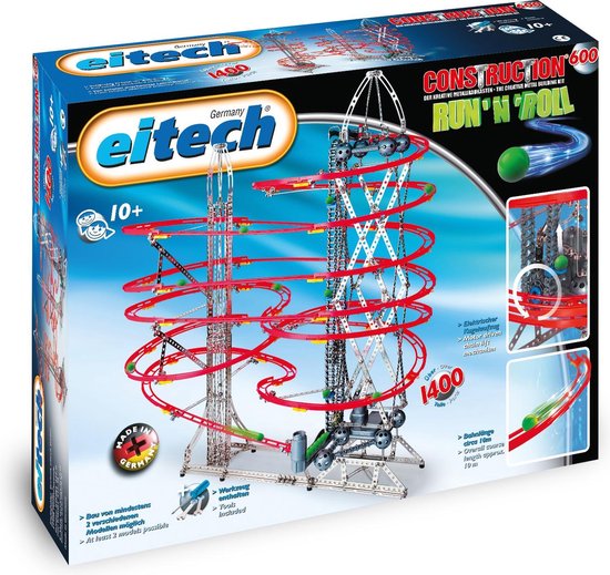 Eitech Constructie - Bouwdoos - Run 'n Roll Knikker - 2 Modellen van EITECH
