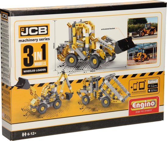 Engino JCB - Graafmachines, 3in1 van Engino
