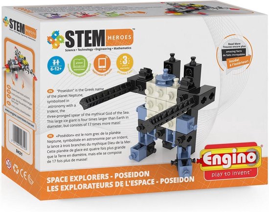 Engino Stem Heroes Space Explorers - Poseidon van Engino