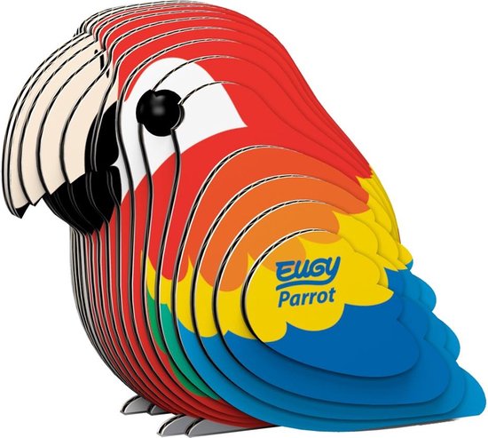 Eugy Modelbouwset Parrot Junior 4,8 X 5,6 Cm Karton 7-delig van Dodoland