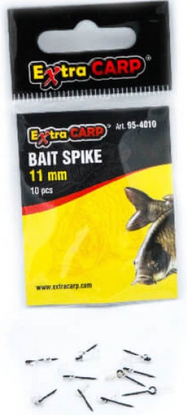 EXC Bait Spike - 11mm - 10 stuks - voor Karper/Witvis/Method Feeder Onderlijn - Rigmateriaal - Bait pin van EXC