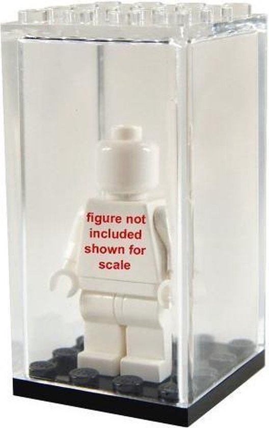 Fabiox  doosje met 8 Transparante displays voor minifiguren (zoals lego , mega bloks ...) van Fabiox