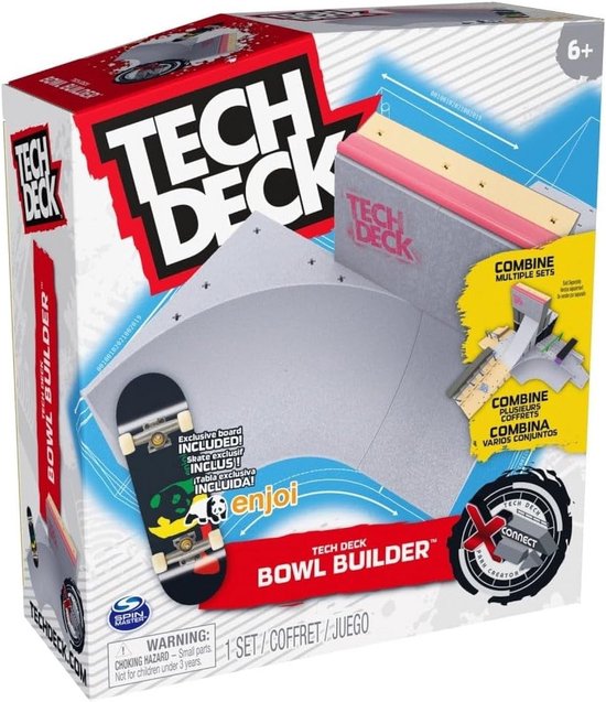 Fingerboard Park Bouwset met Rails en Rampen - X-Connect School voor Mini Skateboard Tricks van Merkloos