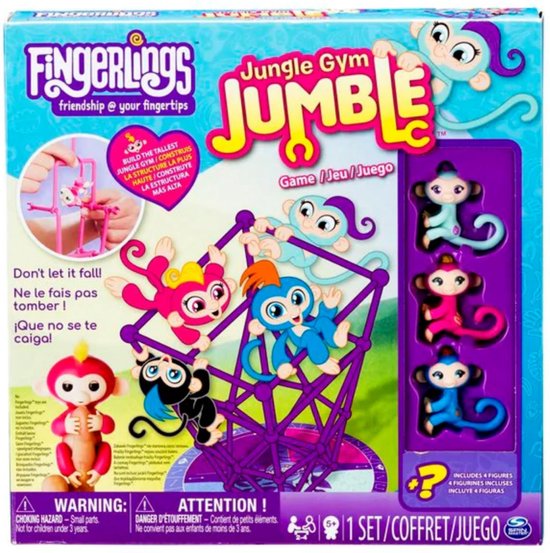 FINGERLINGS JUNGLE GYM JUMBLE SPEL van Fingerlings