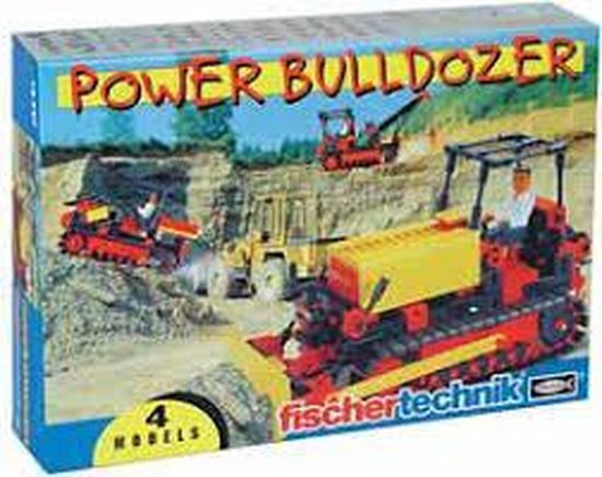 Fischer Technik bulldozer van Fischer
