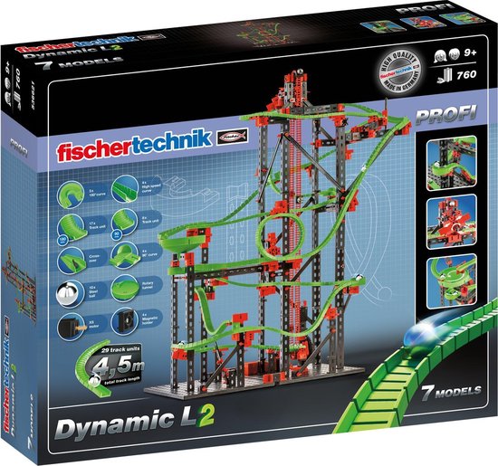 Fischertechnik Knikkerbaan Dynamic L2 - Kunststof van Fischer
