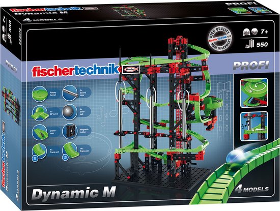 Fischertechnik Knikkerbaan Dynamic M - Kunststof van Fischer