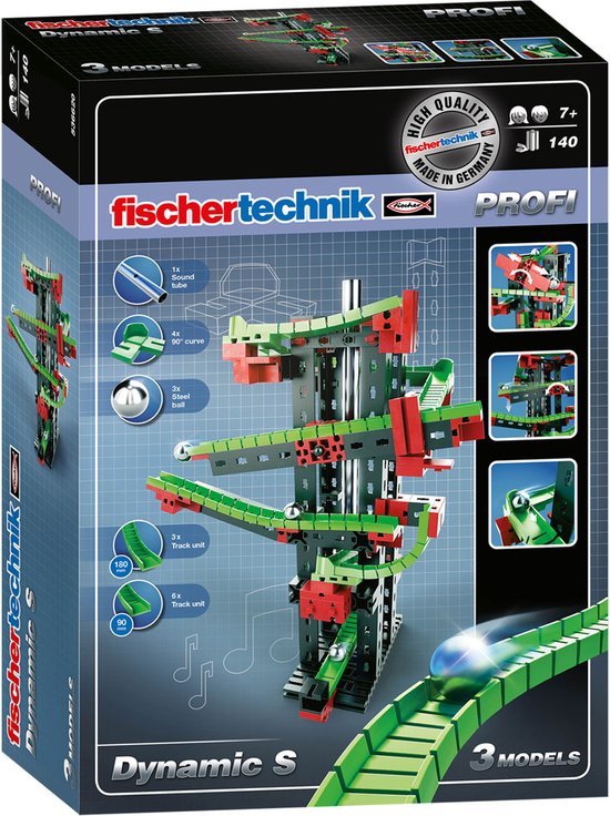 Fischertechnik Knikkerbaan Dynamic S - Kunststof van Fischer