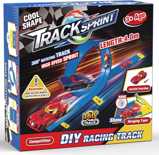 Flexibele Loopings Racebaan Set met Auto Speelgoed voor Kinderen Vanaf 3 Jaar van Toy Story