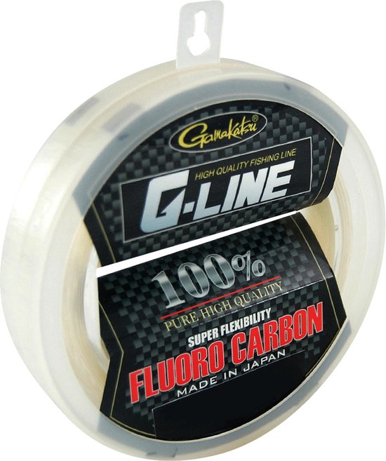 Gamakatsu G-Line FluoroCarbon - Fluorocarbon - 0.8 mm - Transparant van Gamakatsu