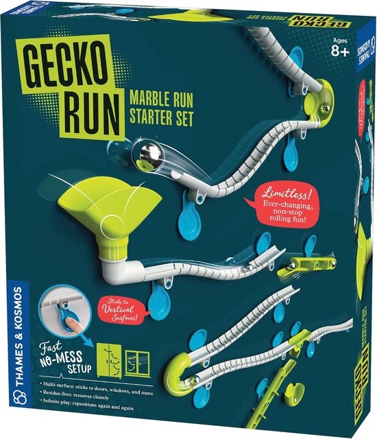 Gecko Run Starter Set - Flexibele Knikkerbaan voor Creatief Bouwen van Haba