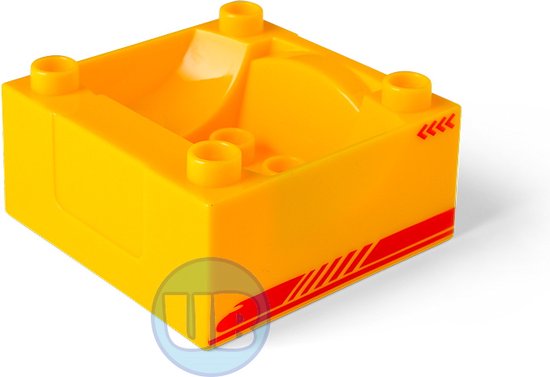 Gele container van Curver
