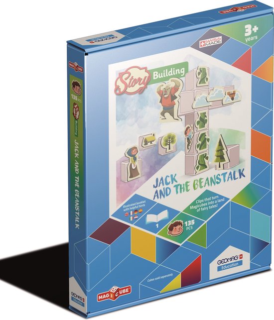 Geomag Education Set MagiCube Story Building - Jack and the Beanstalk van Geomag