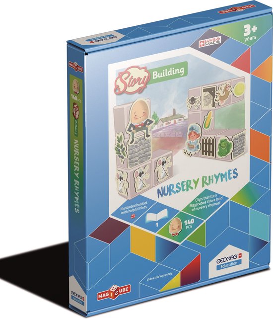 Geomag Education Set MagiCube Story Building - Nursery Rhymes on the Farm van Geomag