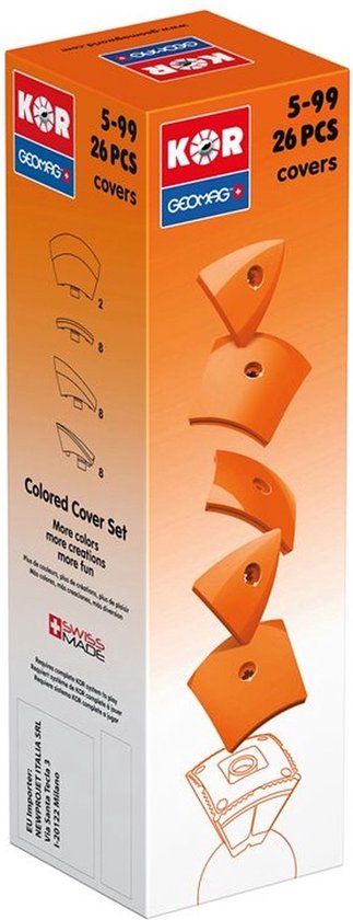 Geomag KOR 2.0 Pantone 151 Orange 26 delig van Geomag