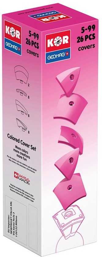 Geomag KOR 2.0 Pantone 232 Pink 26 delig van Geomag