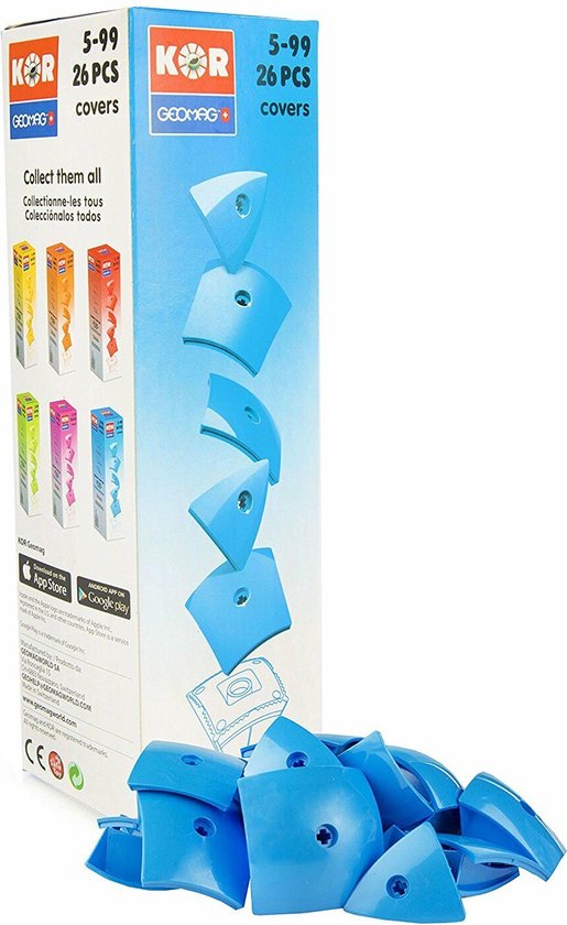 Geomag KOR 2.0 Pantone 299 Blue 26 delig van Geomag