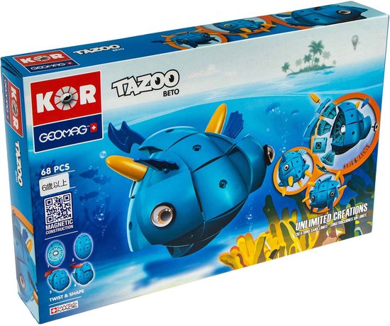Geomag Kor Tazoo Beto van Geomag