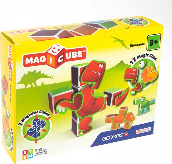 Geomag MagiCube Dinosaurs - 24 delig van Geomag