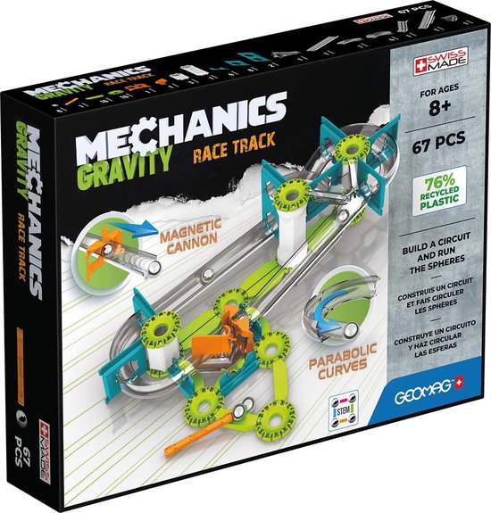 Geomag Mechanics Gravity RE Race Track 67 delig van Geomag