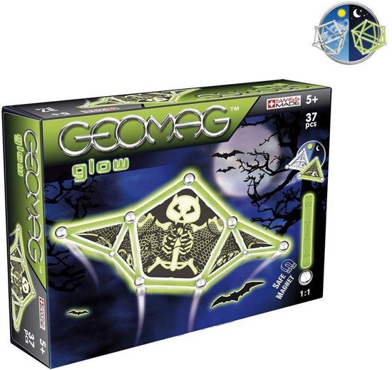 Geomag - Panelen - Glow in the dark 37dlg. van Geomag