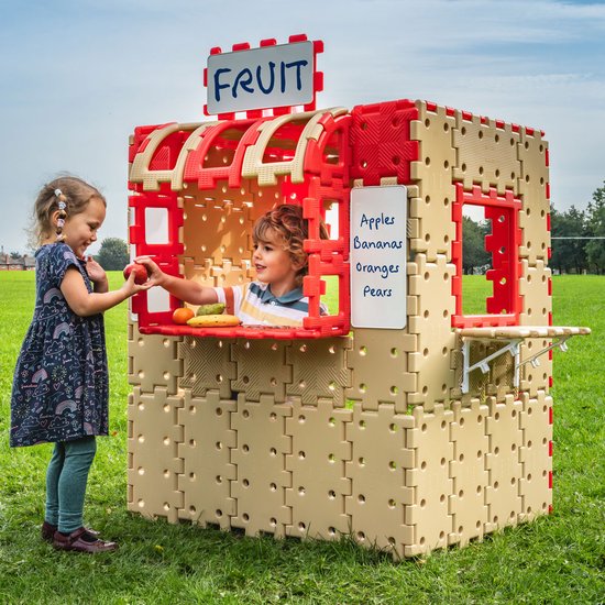 Giant Polydron Build a shop van Merkloos