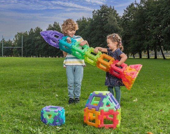 Giant Polydron Translucent - Polydron XL - Constructie Blokken van Polydron