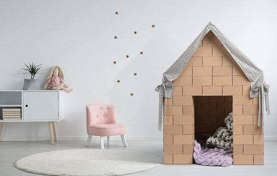 Gigi Bloks stevige blokken set G-10 – 203 stuks – XXL - Speelhuis van Merkloos