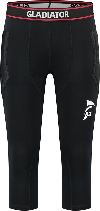 Gladiator Sports 3/4 Padded Legging - Flexibel en Beschermend - Polyester van Gladi