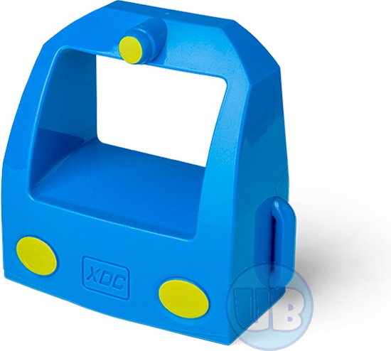 Goederentrein voorkant blauw van LEGO