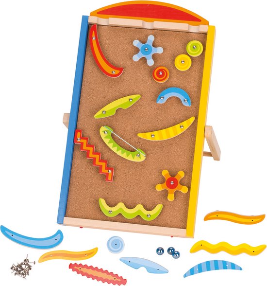 Goki Houten Knikkerbaan Pinball 43 X 26 Cm van Goki
