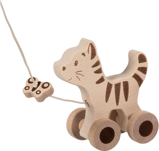 Goki Houten Trekdier Kat van Goki