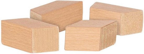 Goki Houten Zaag en Bouwblokken met Klittenbandverbinding, 11dlg. van Goki