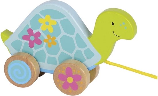Goki Susibelle Houten Trekdier Schildpad van Goki