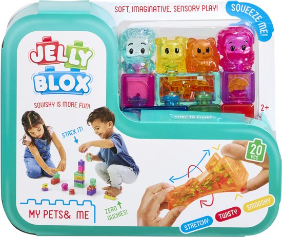 Goliath - Jelly Blox - My pets and me - Zachte Blokken - Pijnvrij Spelen - Vanaf 2 jaar - BPA vrij van Goliath