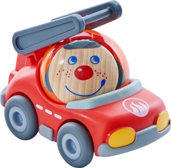 HABA Kullerbü Knikkerbaan - Frido's brandweerauto van Haba