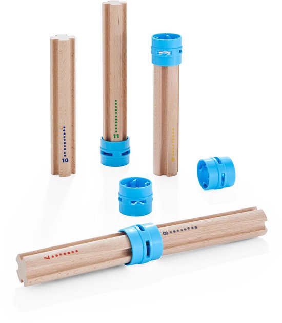 HABA Kullerbü Knikkerbaan - Uitbreidingsset - Hoge zuilen van Merkloos