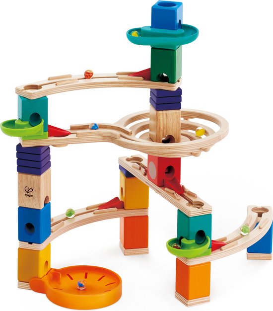 Hape - Quadrilla Cliffhanger - Houten knikkerbaan van Hape